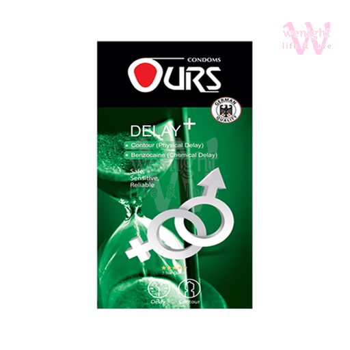 Ours Delay Plus Condom 12PCS-کاندوم اورز مدل Delay Plus بسته 12تایی (2) خرید کاندوم اورز مدل Delay Plus بسته 12تایی