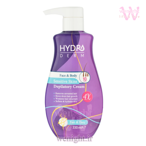 women's face and body hair removal cream-کرم موبر صورت و بدن بانوان هیدرودرم مخصوص پوست حساس مدل Depilatory حجم 330 میل (3) کرم موبر صورت و بدن بانوان هیدرودرم پوست حساس مدل Depilatory حجم 330 میل