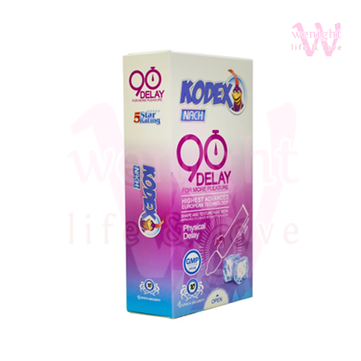 کاندوم تاخیری 90 دقیقه دیلی کدکس 10 عدد - Kodex 90 Delay Condoms (4) خرید کاندوم ناچ کدکس مدل 90 DELAY بسته 10 عددی
