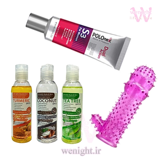 Special pack for female orgasm- خرید بهترین پک محصولات زناشویی مخصوص ارگاسم زنان خرید بهترین پک ارگاسم بانوان با محصولات زناشویی وی نایت
