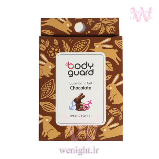 wenight.ir-lubricant-gel-قیمت و خرید ژل لوبریکانت شکلاتی بادیگارد خرید ژل روان کننده شکلاتی بادیگارد | ارسال محرمانه و فوری