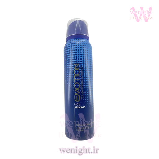 wenight.ir - خرید اسپری خوشبو کننده بدن مردانه ایموشن DIOR SAUVAGE حجم 150 میل خرید اسپری خوشبو کننده بدن مردانه ایموشن DIOR SAUVAGE حجم 150 میل