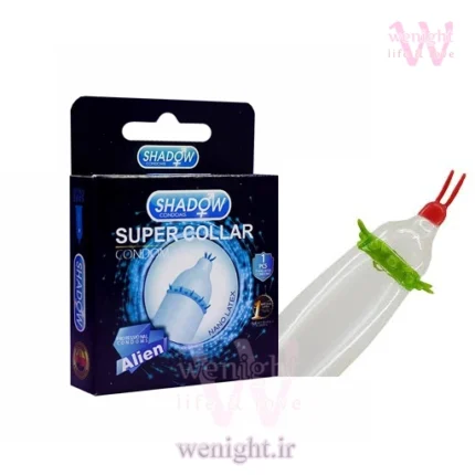 مشخصات کاندوم فضایی اره ماهی شادو مدل super collar