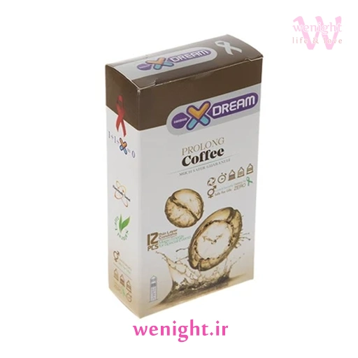 wenight.ir- خرید کاندوم تاخیری قهوه ایکس دریم 12 عددی خرید کاندوم ایکس دریم مدل Coffee بسته 12 عددی