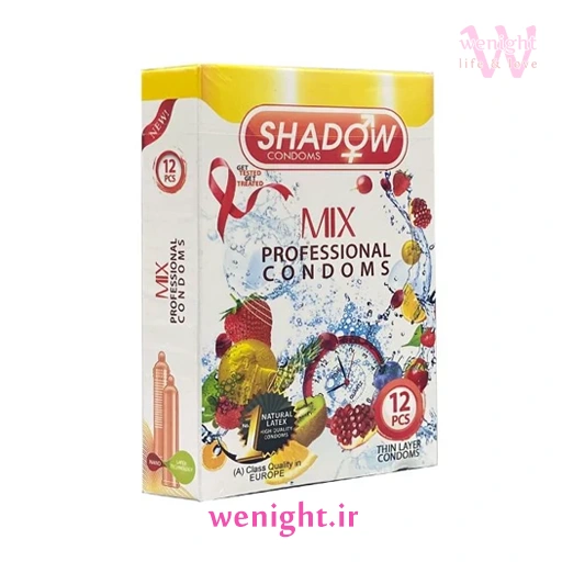 wenight.ir- خرید کاندوم شادو مدل Mix بسته 12 عددی خرید کاندوم شادو مدل Mix بسته 12 عددی
