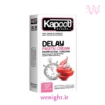 کاندوم کاپوت Delay Fruty Cream تاخیری میوه ای بسته 12تایی