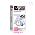 کاندوم کاپوت 7Cool Time تاخیری خوشبو بسته 12 عددی