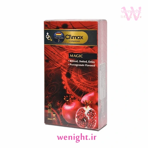 wenight-خرید-اینترنتی-و-قیمت-کاندوم-کلایمکس-Magic-تنگ-کننده-خاردار-تاخیری.webp کاندوم کلایمکس Magic تنگ کننده خاردار تاخیری | بسته 12 عددی - Image 1
